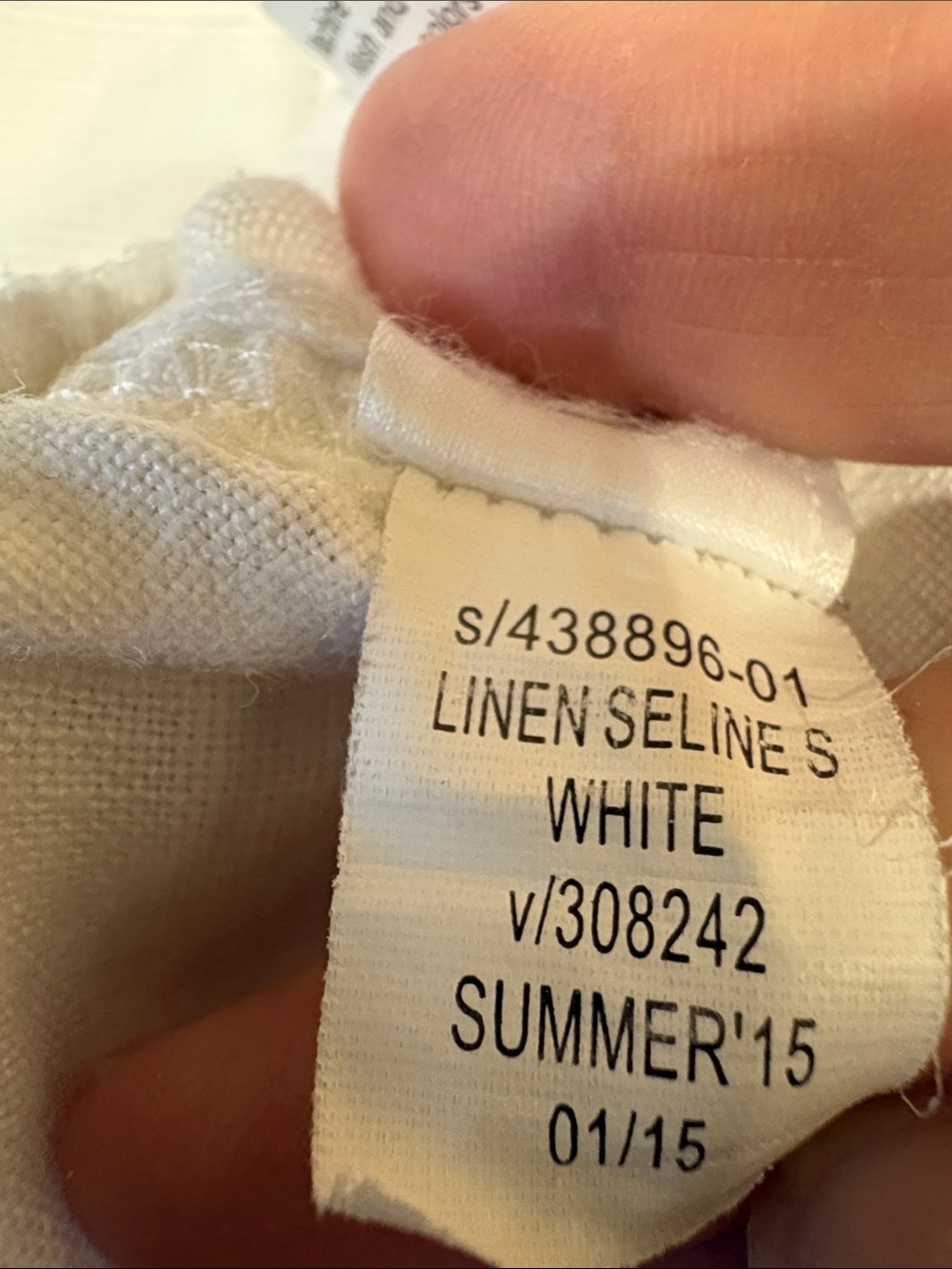 Athleta white linen Selene skirt size 6 - Picture 7 of 7